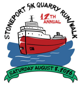 Stoneport 5k Quarry Run/Walk logo