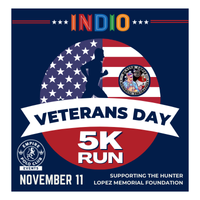 Indio Veterans 5K Run/Walk logo