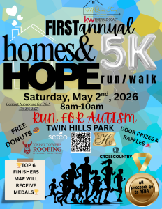 Homes & Hope 5k logo