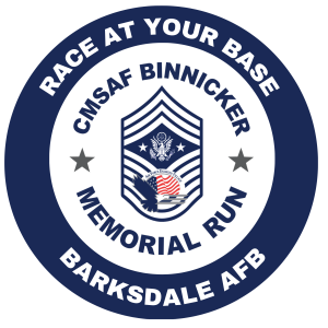 Barksdale Afb - Cmsaf Binnicker Memorial Run logo