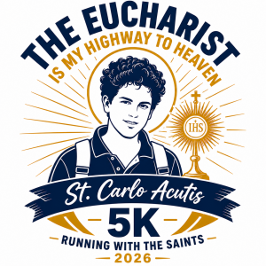 Running with the Saints 5K logo