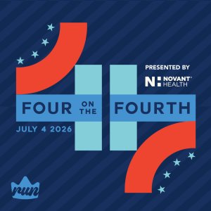 4 on the Fourth presented by Novant Health logo