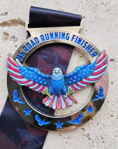 American Blue Eagle Virtual 5K, 10K, 13.1M, & 26.2M (September ) logo