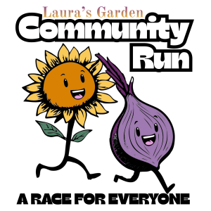 The 25th Annual Laura's Garden Community Run logo