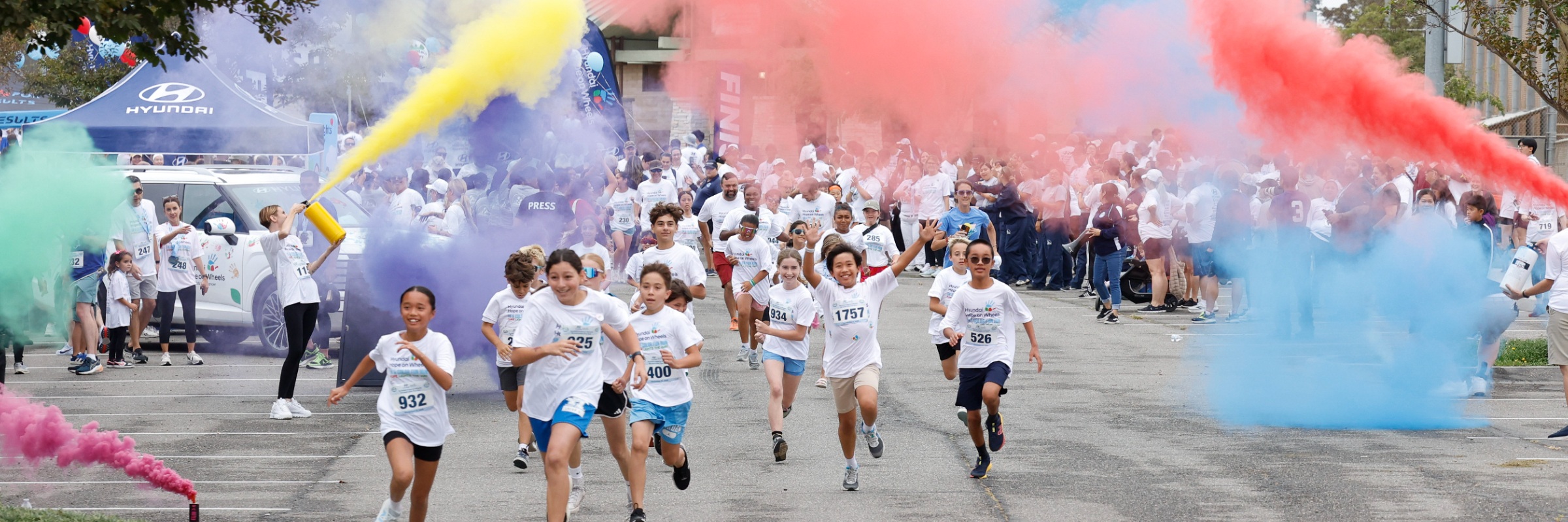Hyundai Hope On Wheels 5K and Color Fun Run