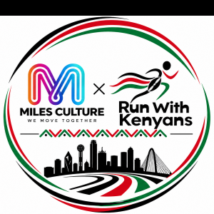 Run With Kenyans X Miles Culture Dallas 10K & 15K logo