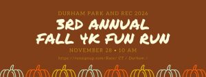 Durham Fall 4K Fun Run logo