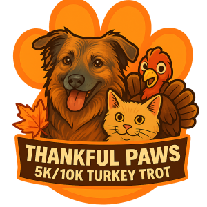 Thankful Paws Turkey Trot logo