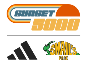 A Snail's Pace x Adidas Sunset 5000 logo