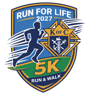 Knights of Columbus Run for Life 5K logo