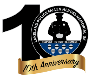 10th Anniversary - Lakeland Police Foundation Fallen Heroes Memorial 5k logo