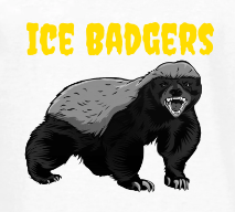 Ice Badgers Nordic Ski Team logo
