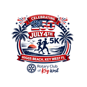Rotary Club of Key West 4th of July 5K logo