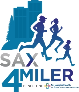 The SAX 4 Miler logo