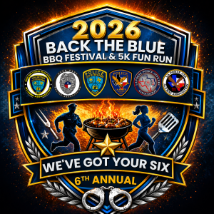 Back the Blue 5k logo