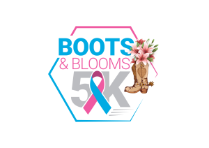 Boots and Blooms 5K logo