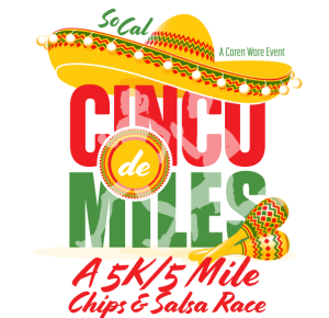 SoCal's Cinco De Miles 5K and 5 MILE logo