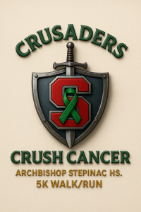 Crusaders Crush Cancer 5k logo