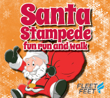 Santa Stampede - Rochester, NY logo