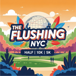 The Flushing NYC Half Marathon, 10K, 5K Races logo