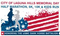 Laguna Hills Memorial Day Half Marathon, 5K & 10K logo