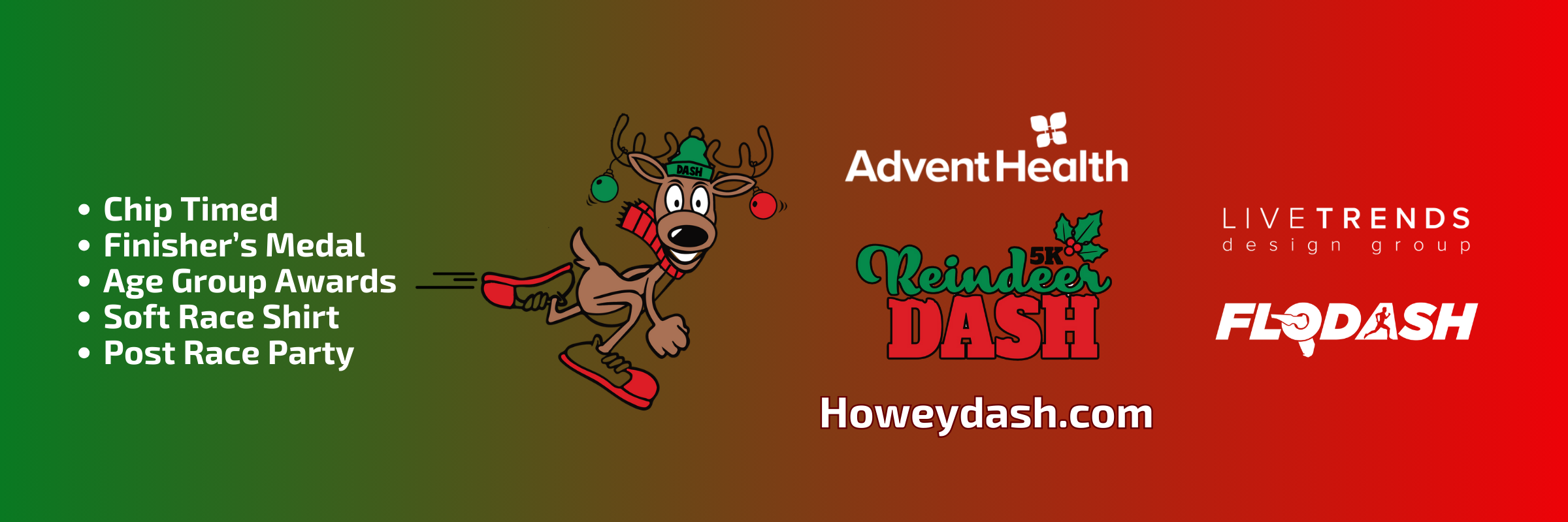 AdventHealth Howey-in-the-Hills Reindeer Dash 5K presented by LiveTrends Design Group