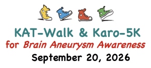 KAT-Walk & Karo-5K for Brain Aneurysm Awareness logo