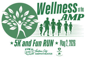 Wellness at the AMP 5K and Kid's Fun Run logo