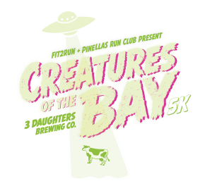 Creatures of the Bay 5K Presented by Pinellas Run Club & Fit2Run, The Runner's Superstore logo