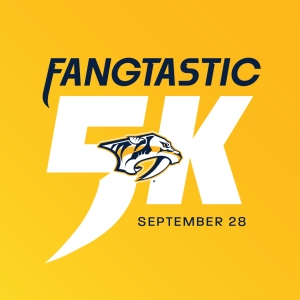 Nashville Predators Fangtastic 5K logo