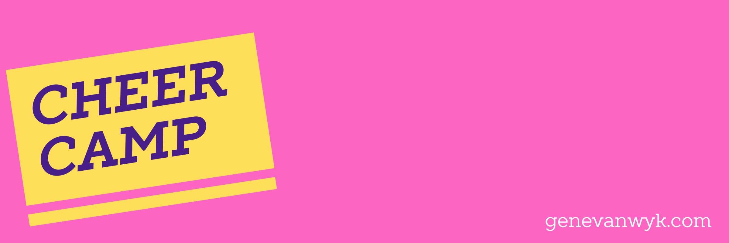Cheer Camp June 29-July 1st, 1st - 3rd Grade