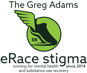 The Greg Adams eRace Stigma 5K logo