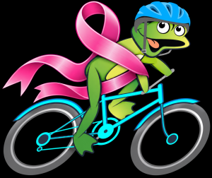 Frog Cycling Club Pink Out logo