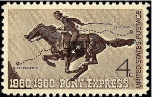Pony Express 1900 Mile Challenge logo