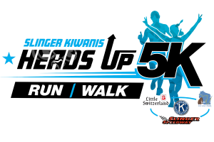 Slinger Kiwanis Heads UP 5K Run/Walk logo