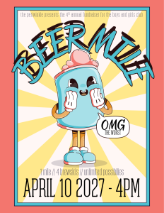 The Periwinkle Beer Mile Fundraiser Event logo