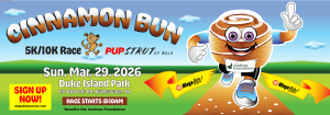Cinnamon Bun 5K/10K & 2K PupStrut logo