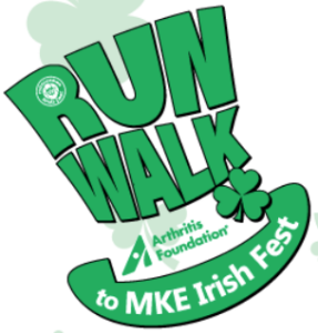 Run/Walk to Milwaukee Irish Fest logo