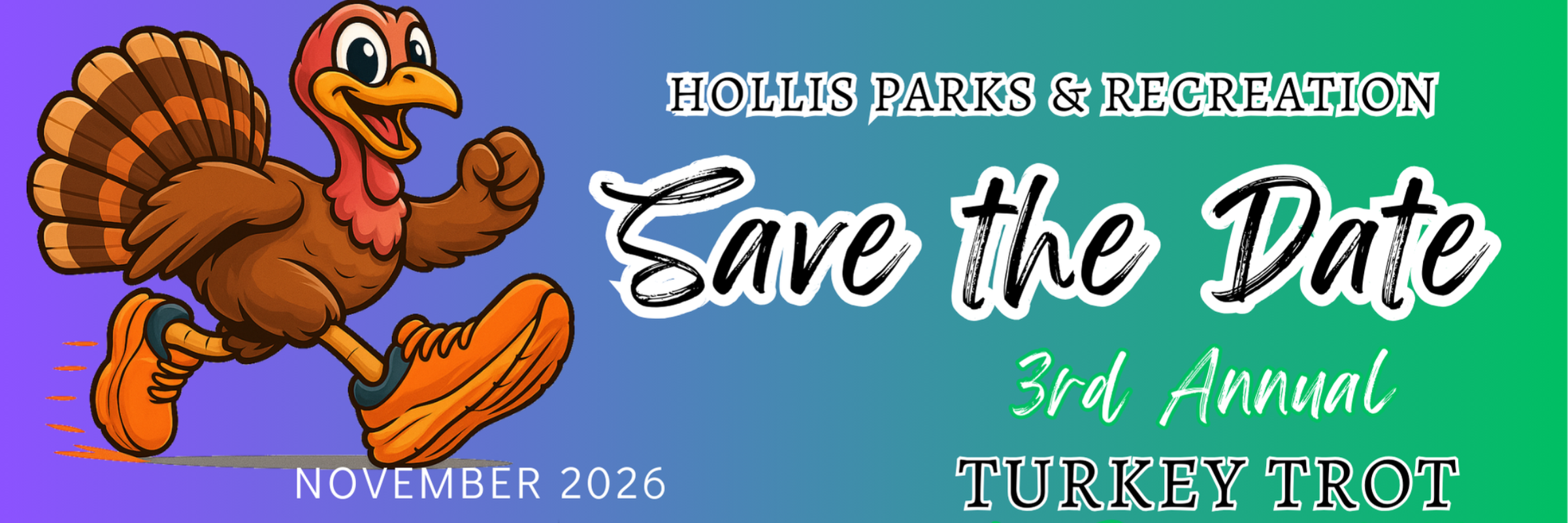3rd Annual Turkey Trot - 5K Run/Walk
