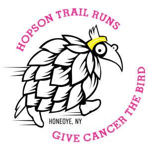 Hopson Trail Runs - Give Cancer The Bird logo