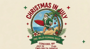 Christmas in July One-Miler logo