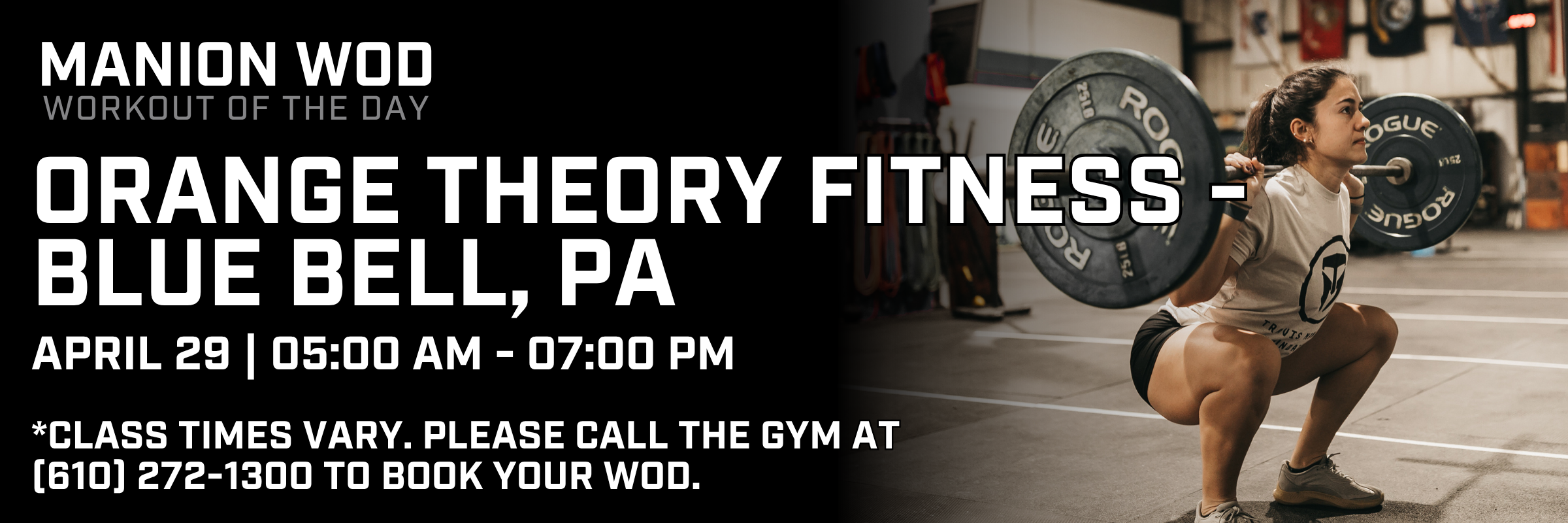 2026 Manion WOD - Orange Theory Fitness Blue Bell, PA