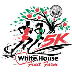 White House Fruit Farm 5K & Kids Fun Run logo