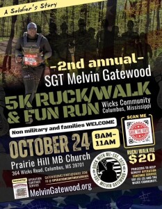 Sgt Melvin Gatewood Ruck/Walk & Fun Run logo