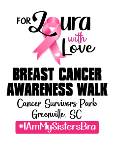 For Laura w/ Love Breast Cancer Awareness Walk logo