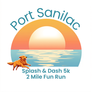 Port Sanilac Splash & Dash                                        5K & 2M Fun Run (All K9 Friendly) logo