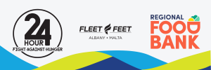 Fleet Feet Albany's 24-Hour Fight Against Hunger logo