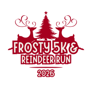 Frosty 5K and Reindeer Run logo