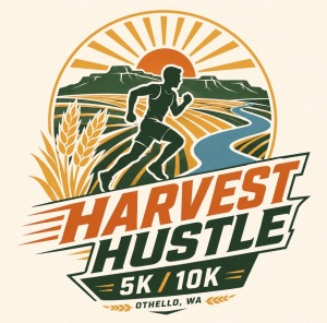 Harvest Hustle 5k/10k logo