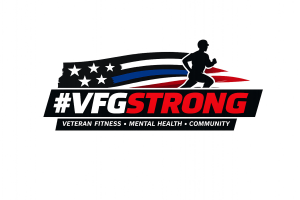 Virtual Fitness Group #VFGSTRONG Veteran Fitness • Mental Health • Accountability logo